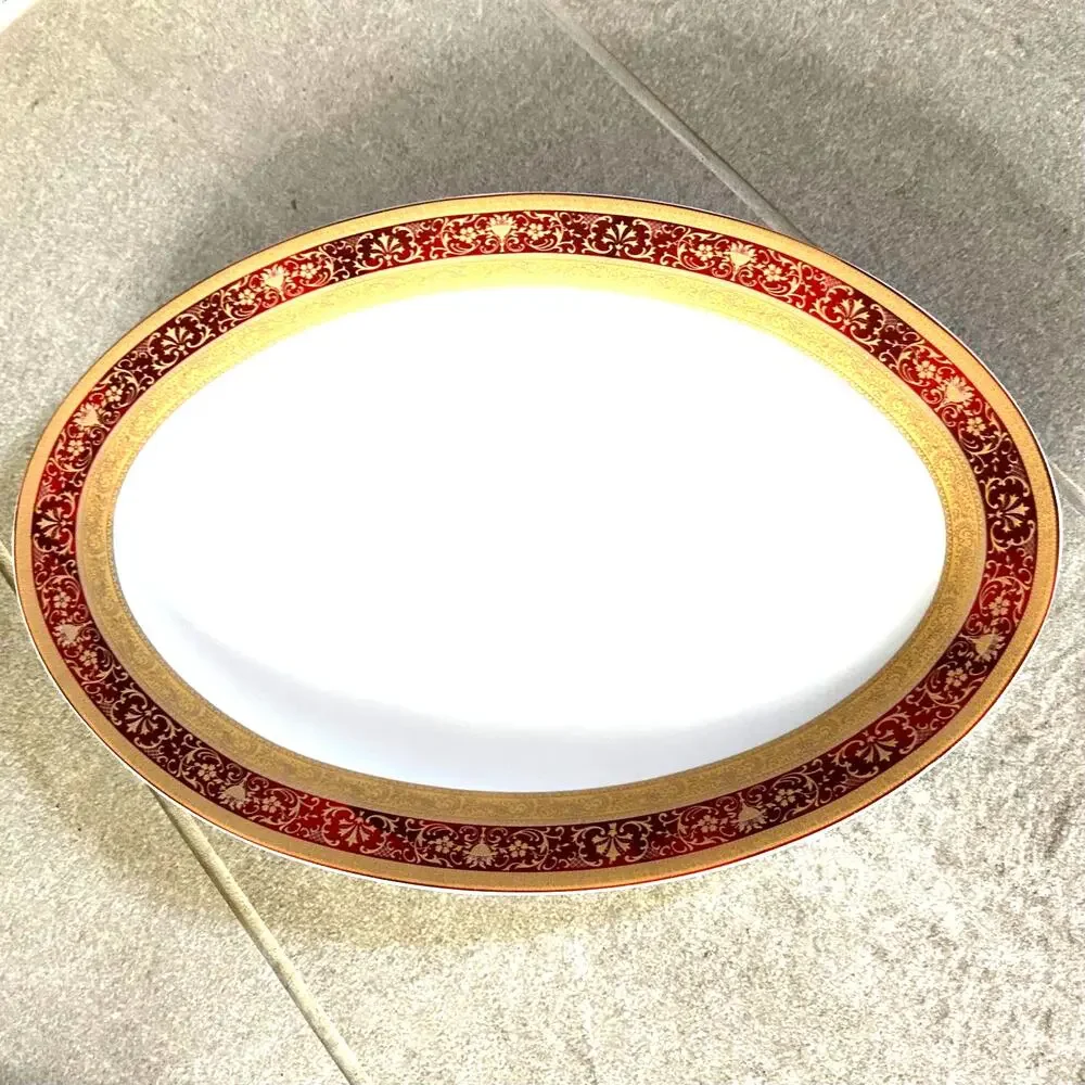 Pegasus Fine Porcelain Dinnerware Oval Serving Platter